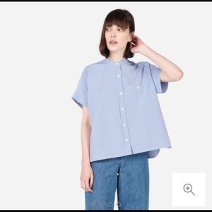 Everlane Cotton Square Short-Sleeve Shirt